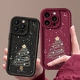 thumbnail image 2 of Funda de TPU suave con estampado de árbol de Navidad para iPhone 15 16 Pro Max 14 Plus 13 12 11 Pro Max 7 8 XR X XS SE cubierta de teléfono a prueba de golpes, 2 of 5
