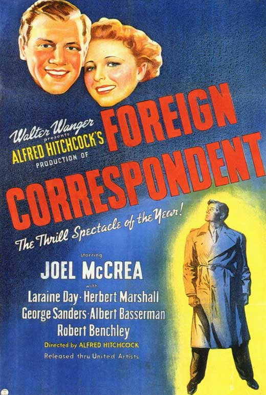 Foreign Correspondent - movie POSTER (Style A) (27" x 40") (1948 ...