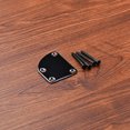 thumbnail image 3 of Dalazy 4 Holes Guitar Neck Plate Mounting with Screws Instrument Repairing Board Maintenance Accessory Professional Learner Black, 3 of 8