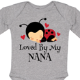 thumbnail image 4 of Inktastic Loved by My Nana Grandchild Boys or Girls Long Sleeve Baby Bodysuit, 4 of 5