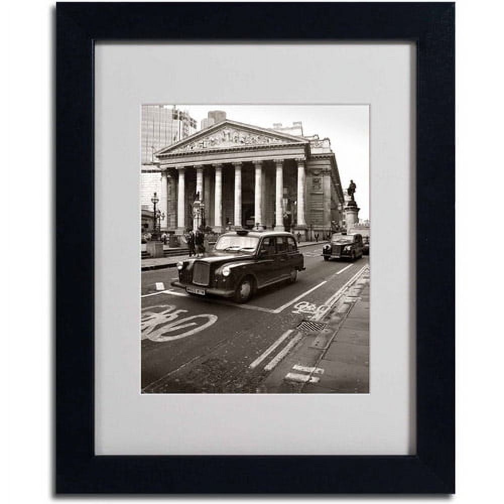 Trademark Fine Art "London Exchange" Framed Canvas Art by Chris Bliss