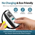 thumbnail image 3 of Luggage Scale Battery-Free Digital Suitcase Scale with LCD Display & Hook,Portable Handheld Weight Scale 110lb/50kg, L2060, 3 of 11
