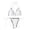 White, variant on Glisme Black Bikini Sets For Women Two Piece Swimwear Top And High Waisted Bottoms Swimsuit For Beach Pool For Swimming Pool