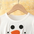 thumbnail image 6 of Angala Christmas Toddler Girls Long Sleeve Christmas Snowman Prints Princess Dress Clothes Beautiful Cute Girls Dress, 6 of 7
