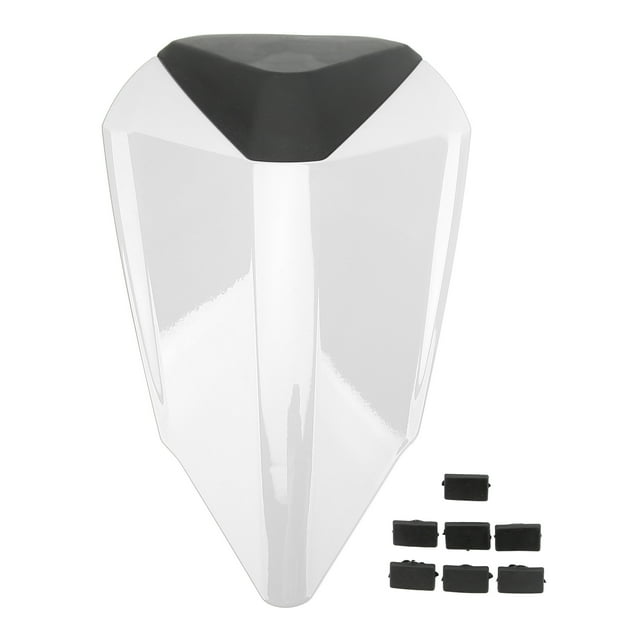 Reemplazo de la cubierta de la caja de inyección del asiento del pasajero del carenado del capó del asiento trasero para Ducati 899 2012-2015 Blanco