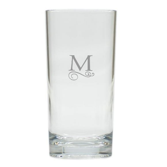 Carved Solutions Tall Cooler Glass Set Of 6-Pi-Flourish-E