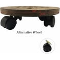 thumbnail image 5 of Multifunctional Solid Wood Planter Dolly, Stylish Natural Look Indoor Outdoor Use, Pre-Assembled Sturdy and Stable High-Quality Waterproof Surface, 5 of 5