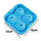 thumbnail image 2 of Moldes para hacer bolas de hielo para cócteles de whisky, fabricante de cubitos de hielo redondos artesanales para congelador de fácil liberación, 2 of 5