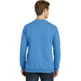 thumbnail image 2 of Port & Company PC098 Beach Wash Garment-Dye Sweatshirt, Blue Moon, L, 2 of 2