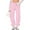 80#Pink, variant on Women's Sweatpants High Waist Drawstring Sweat Pants Baggy Athletic Pants with Pockets Wine M