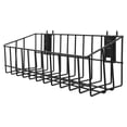 thumbnail image 2 of hanging Rack Wire Basket Newspapers Files Storage Holder Hanging Mounted Stainless Steel Bookshelf For Kids Nursery Classroom, 2 of 8