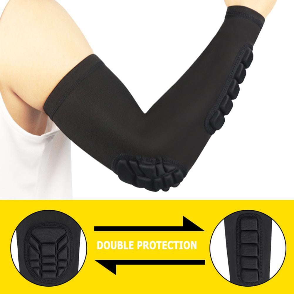 Basketball Sports Crashproof Arm Sleeve Pad Elbow Protective Gear Brace 