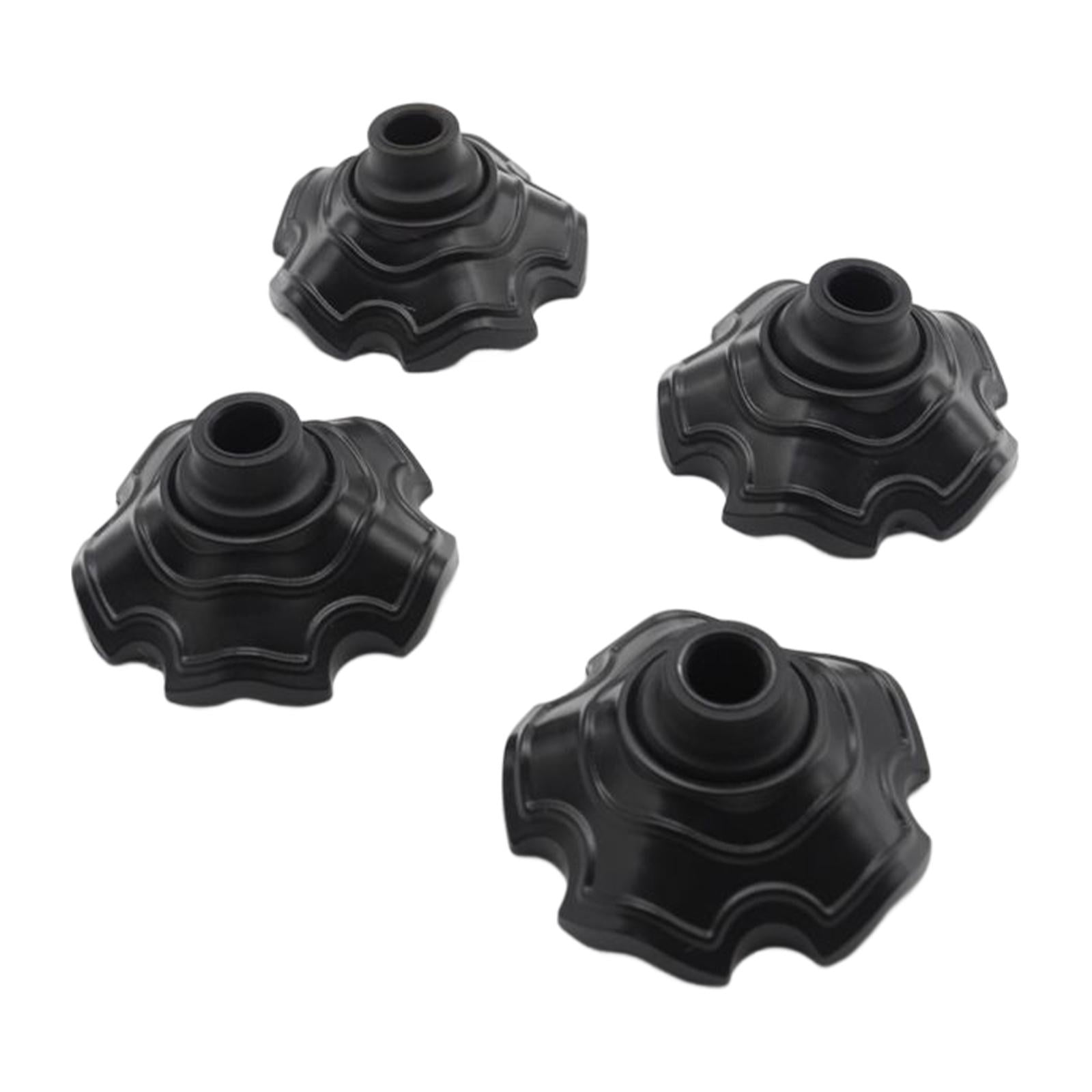 4 Pieces Chair Feet Floor Protectors Outdoor Black Moon Chair Leg Protectors 15mm Walmart