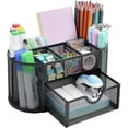 thumbnail image 1 of Desk Organizers and Accessories, Office Organizer Pencil Holder for Desk, Desk Office Supplies Organizer (Black), 1 of 7