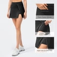 thumbnail image 3 of Mujeres deportivas Corta Corta Cabalda de Tenis Atlética Running Gym Sports Sports Con Bolsillos, 3 of 6