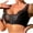 Black, variant on Sports Bras for Women Clearance Large Size Fashion Solid Color Lace Perspective No Rims Fixed Cup Gathering Daily Bra