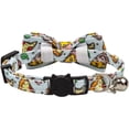 thumbnail image 2 of HLONK Collier pour Chat avec Clochette Nœud Papillon Boucle de Sécurité Chaton Chiot 7-11 Po Mobile Réglable, 2 of 5