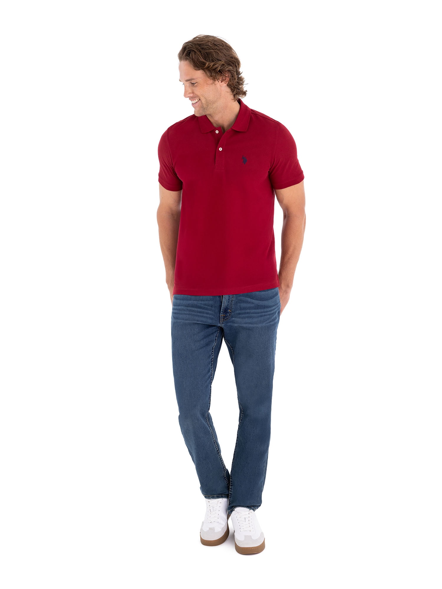 U.S. Polo Assn. Men's Performance Pique Polo Shirt