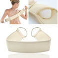thumbnail image 3 of Scheam Loofah Back Scrubber Exfoliating Back Washers for Shower Back Exfoliator Strap Bath Sponge Body Scrubber Backwash Belt Double Side Scrubbing Dry Clean Pad for Men & Women Bathroom Accessories, 3 of 9