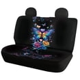 thumbnail image 2 of Pzuqiu Butterfly Musical Note Car Seat Covers 3 PCS Car Seat Covers Full Set Lightweight Easy to Install Suitable for Truck Sedans, 2 of 10