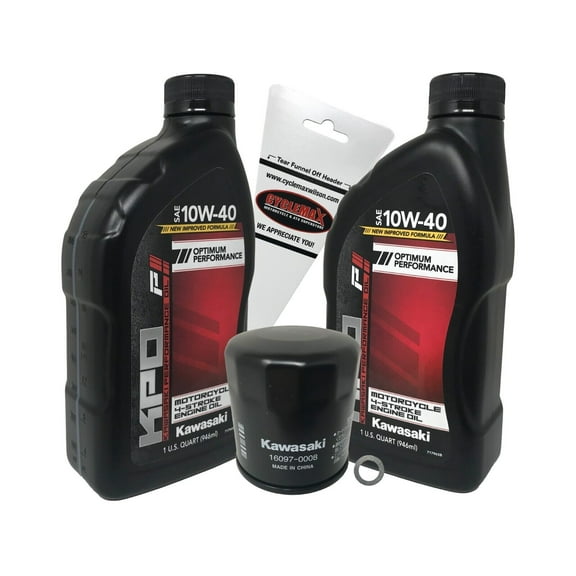 Kawasaki OEM Oil Change Kit for 2015-2022 Kawasaki Vulcan S EN650