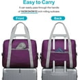 thumbnail image 4 of Spirit Airlines Personal Item Bag 18x14x8 Inch - 30L Personal Item Travel Bag for Short Trip, Lightweight Compact Underseat Foldable Travel Duffel Carry on Bags for Airplane, 2 Pack, 4 of 9
