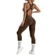 thumbnail image 2 of WILLBEST Mono de Entrenamiento para Mujer, de Manga Larga, con Cremallera Frontal Y Espalda Descubierta, Elástico, Deportivo, para Yoga, Running, Ropa Informal Cómoda. Chica, 2 of 8