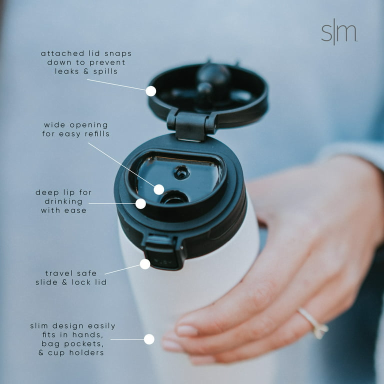 Simple Modern Insulated Thermos Travel Coffee Mug with Snap Flip