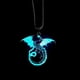 thumbnail image 4 of Glow Flame Dragon Necklace Personality Punk Glow Pendant Animal Sweater Chain, 4 of 4