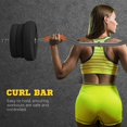 thumbnail image 4 of Soozier Adjustable Barbell Weight Set with Curl Bar for Home Gym, 50LBS, 4 of 10