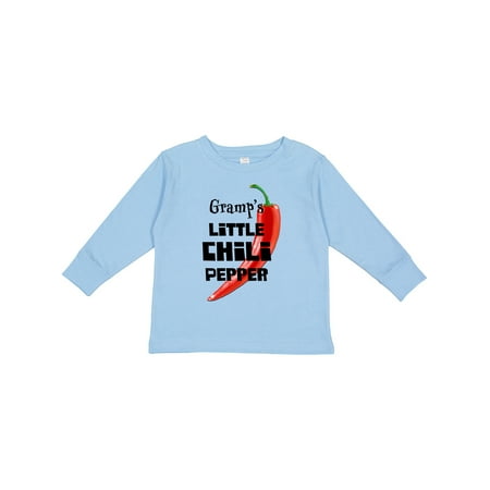 

Inktastic Gramp s Little Chili Pepper Gift Toddler Boy or Toddler Girl Long Sleeve T-Shirt