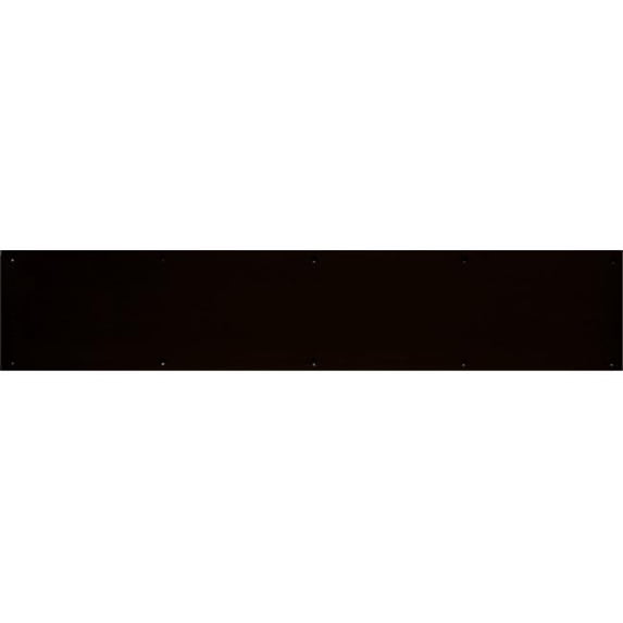 BRASS Accents A09-P0840-DBMAG 8 in. x 40 in. Kick Plate Dark Bronze Aluminum Magnetic Mount