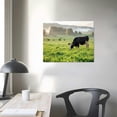 thumbnail image 4 of Orinice Beautiful Cow Field Scenery Poster 16x12in, 4 of 6