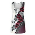 thumbnail image 4 of Generic Women's Vintage Floral Print Camisole Sexy Square Neck Sleeveless T Shirts Summer Casual Loose Travel Vacation Tank Tops, 4 of 5
