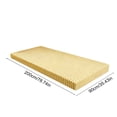 thumbnail image 3 of Fitted Sheet for Mattress Up to 200x90cm, Stretchable Polyester, Non-Slip, Soft T-Shirt Feel, Multicolor, Suitable for Dorms and Beds, 3 of 6