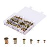 thumbnail image 1 of 210pcs Écrou à Rivet M4-M12 Écrou à Tête Plate Écrou à Rivet Insert Fileté en Acier au Carbone Multi-Taille pour Fibre de Verre en Plastique en Acier, 1 of 1