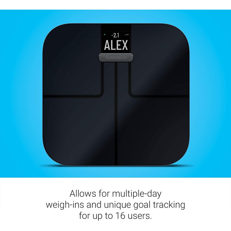 Garmin Index S2, Smart Scale with Wireless Connectivity