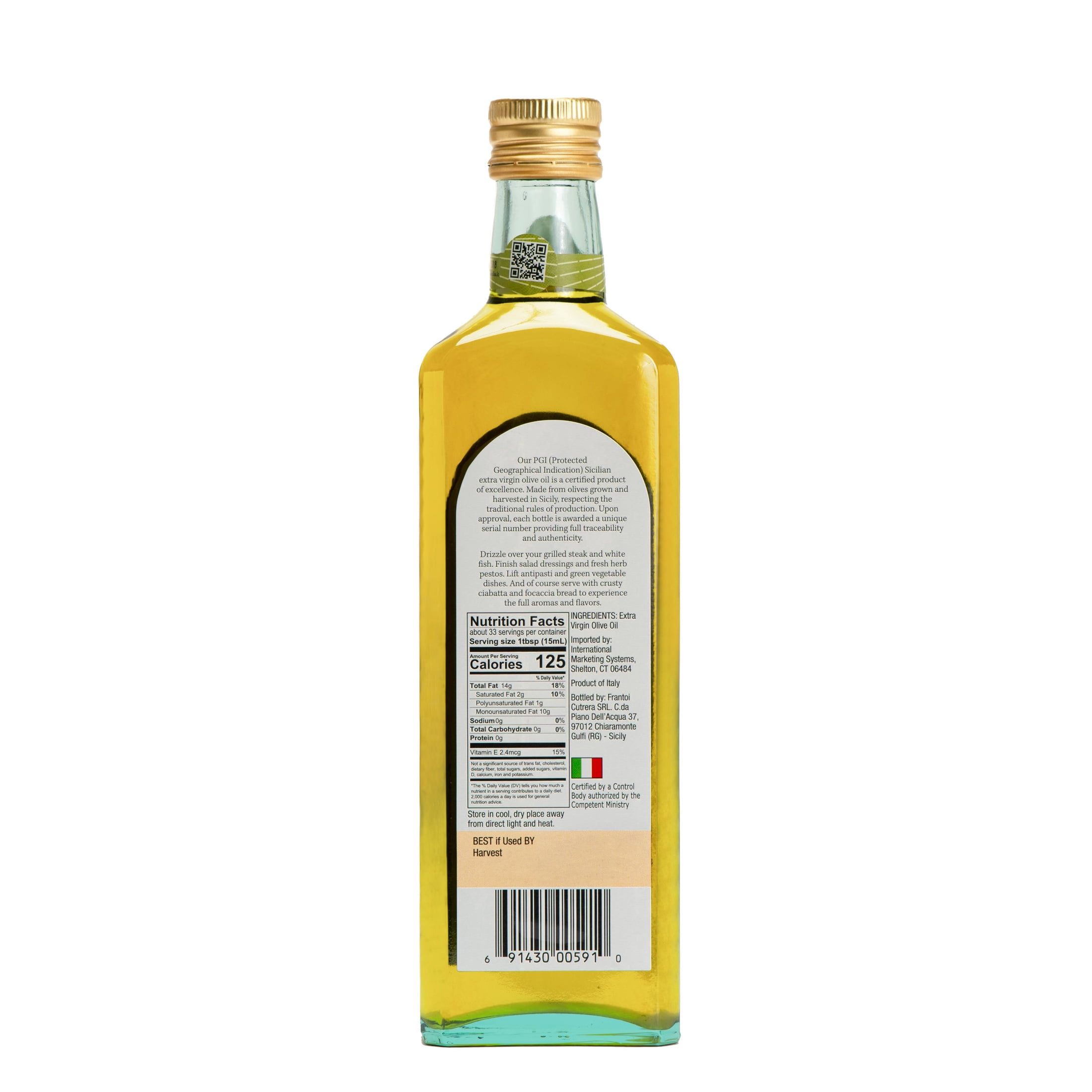Oliarina Italian Sicilia PGI Extra Virgin Olive Oil 500ml