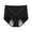 Black, variant on Women's High Waisted Cotton Briefs, High Absorbency Leakproof Postpartum Menstrual Underwear