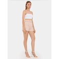 thumbnail image 2 of Cotton High-Waist Shorts with Pocket and Belt Detail, 2 of 6