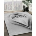thumbnail image 3 of Ahgly Company Machine Washable Indoor Rectangle Transitional Gray Area Rugs, 6' x 9', 3 of 7