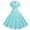 Light blue, variant on Dresses For Women Plus Size Women's 1950S Retro Dress Short Sleeve Vintage Swing Dress