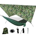 thumbnail image 1 of mtvxesu Hammmock Outside, Lightweight Portable Camping Hammmock with Tent Canopy Nylon Rain Tarp with Mosquito Net 210T Foot Hammock for Plane Travel Hammock Swing Clearance, 1 of 1