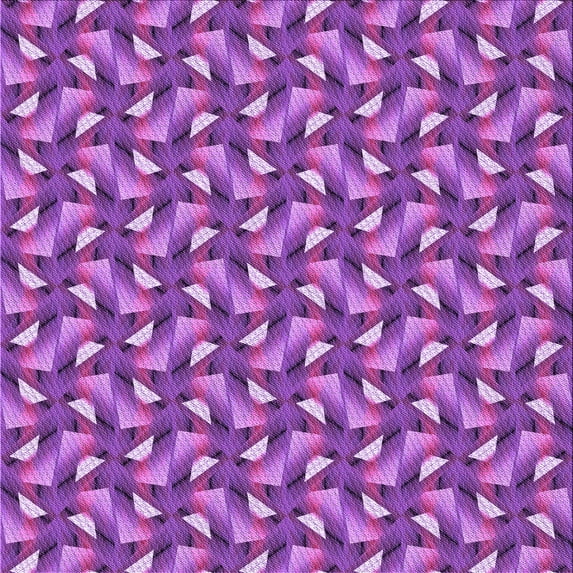 Ahgly Company Indoor Square Patterned Heliotrope Purple Area Rugs, 7' Square