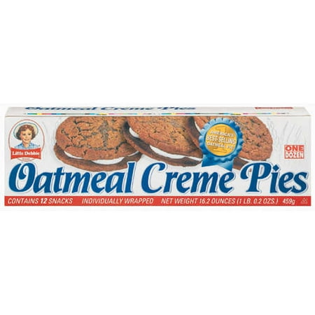 Little Debbie Oatmeal Creme Pies 12 Ct, 16.2 Oz - Walmart.com