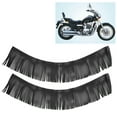 thumbnail image 1 of Motorcycle Saddlebag Craft, Retro Weatherproof Soft 70CM Long Artificial Leather Foot Pedal Saddlebag Fringe 2PCS  For Modification, 1 of 8