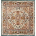 thumbnail image 3 of SAFAVIEH Aria Maris Traditional Area Rug, Beige/Orange, 6'5" x 6'5" Square, 3 of 5