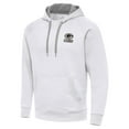 thumbnail image 2 of Men's Antigua White Green Bay Packers Brushed Carbon Victory Pullover Hoodie, 2 of 4