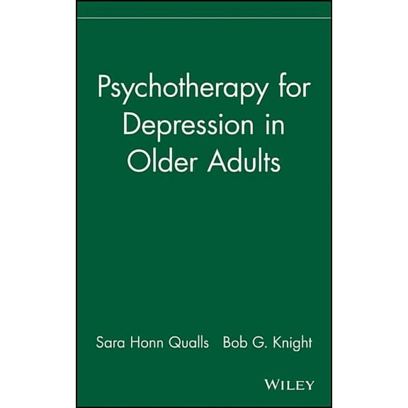 Wiley Clinical Geropsychology Psychotherapy for Depression in Older Adults, (Hardcover)
