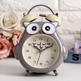 thumbnail image 1 of Despertador para niños Búho con luz nocturna Silencioso Sin tictac Despertador de cabecera Campana fuerte Despertador analógico Funciona con pilas Despertador para niños para escritorio de dormitorio, 1 of 5